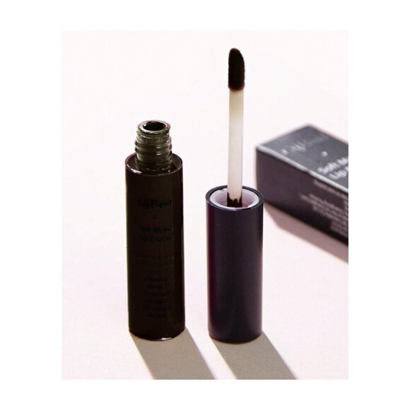 Waterproof Black Soft Matte Lip Cream Full Coverage Quibest NWT - Picture 2 of 3